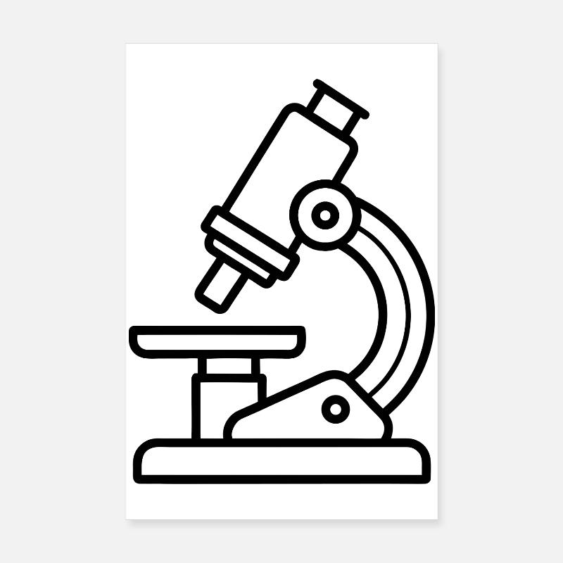 Microscope Poster 20 x 30 cm