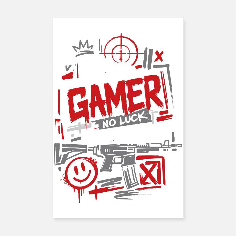 Pro Gamer One Shot Win Poster 20x30 cm