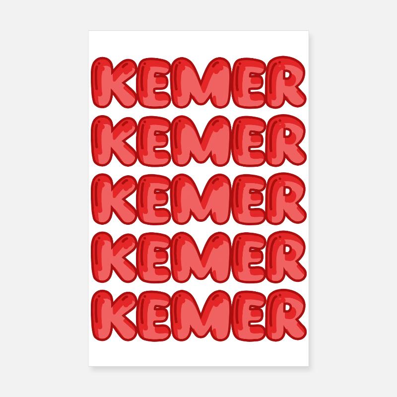 Kemer Bubble Repeat Muster Poster 20x30 cm