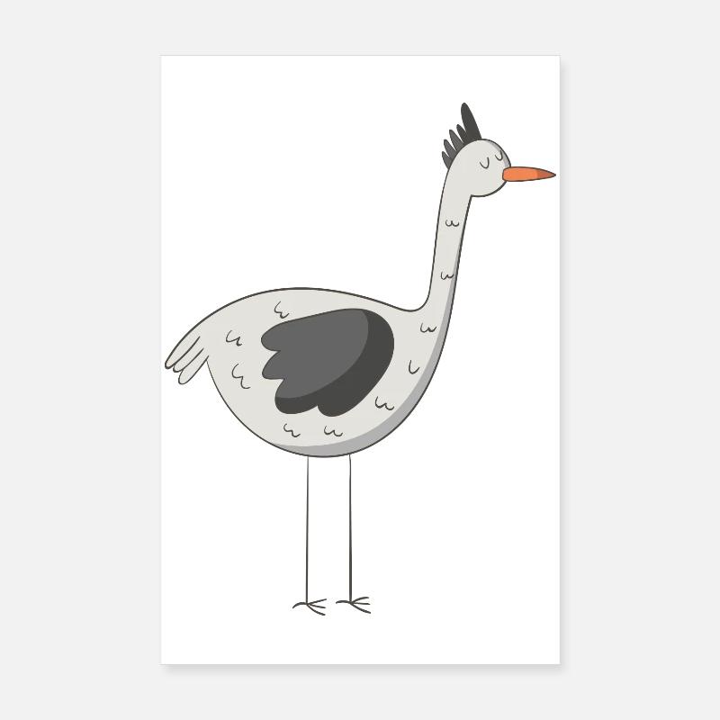 Oiseau Poster 20 x 30 cm