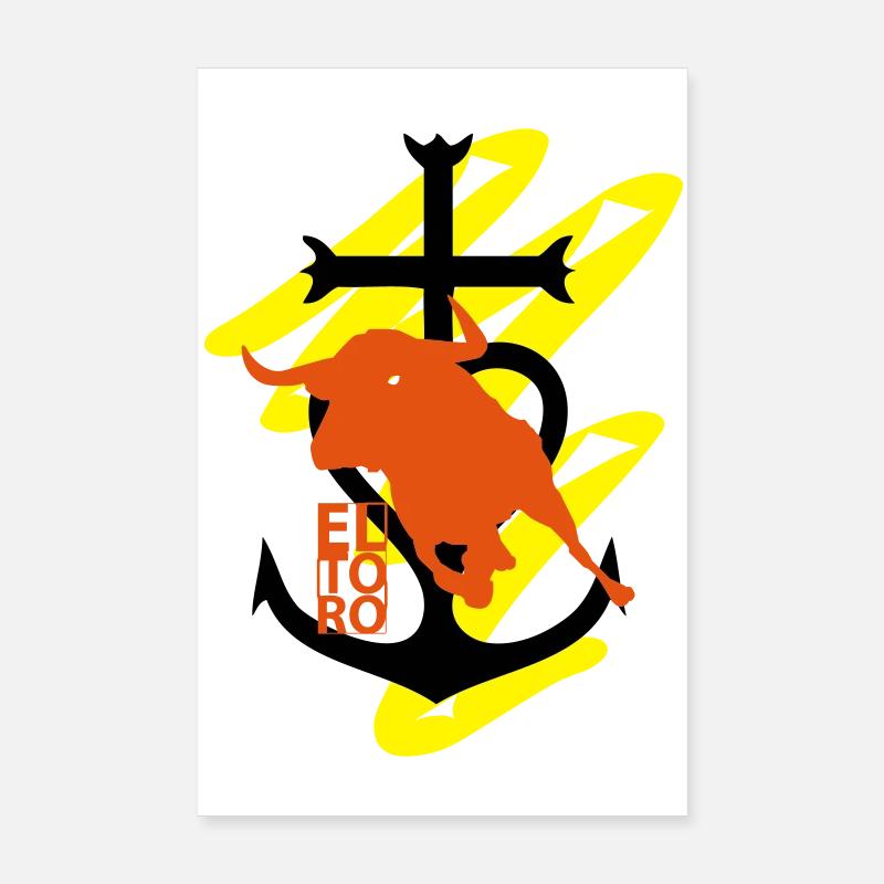 eltoro_croix_camargaise Poster 20 x 30 cm