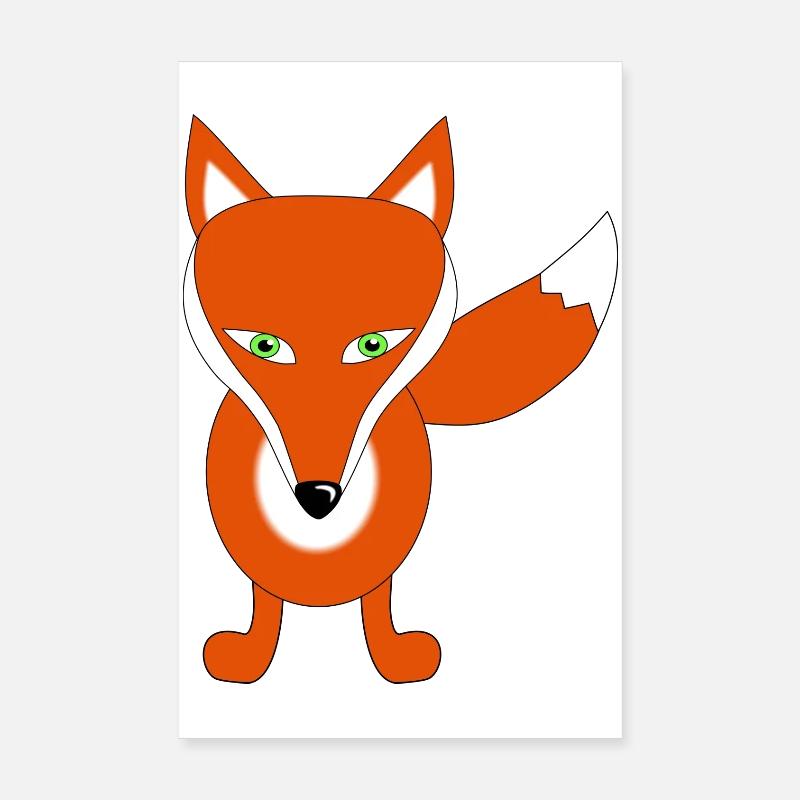 renard Poster 20 x 30 cm