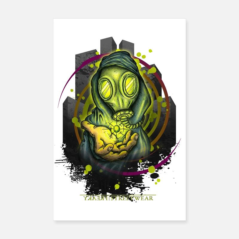 Take your pills - Poster 20 x 30 cm - blanc