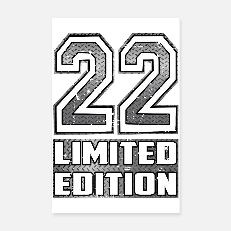 Édition limitée 22 Poster 20 x 30 cm