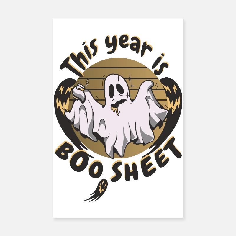 Cette année Boo is Bad Poster 20 x 30 cm