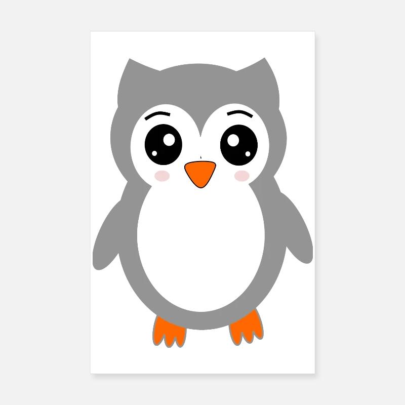 Hibou lapone Poster 20 x 30 cm