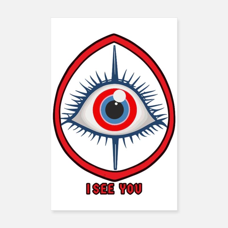 All-Seeing Eye Poster 8" x 12" (20x30 cm)