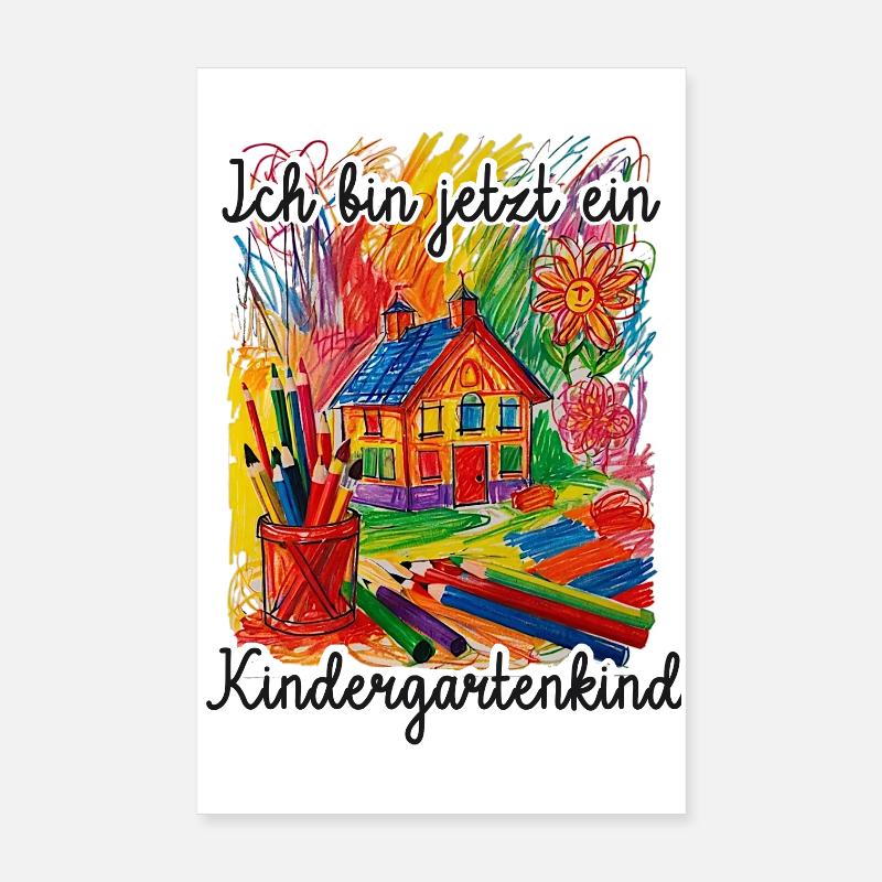 Kindergartner Poster 8" x 12" (20x30 cm)