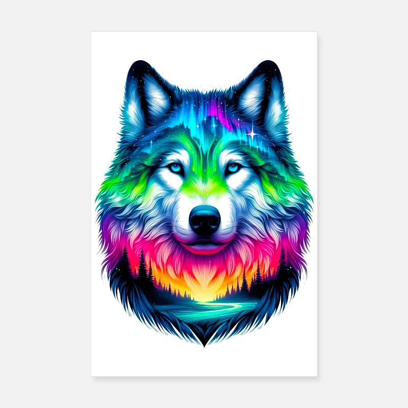 Loup Poster 20 x 30 cm