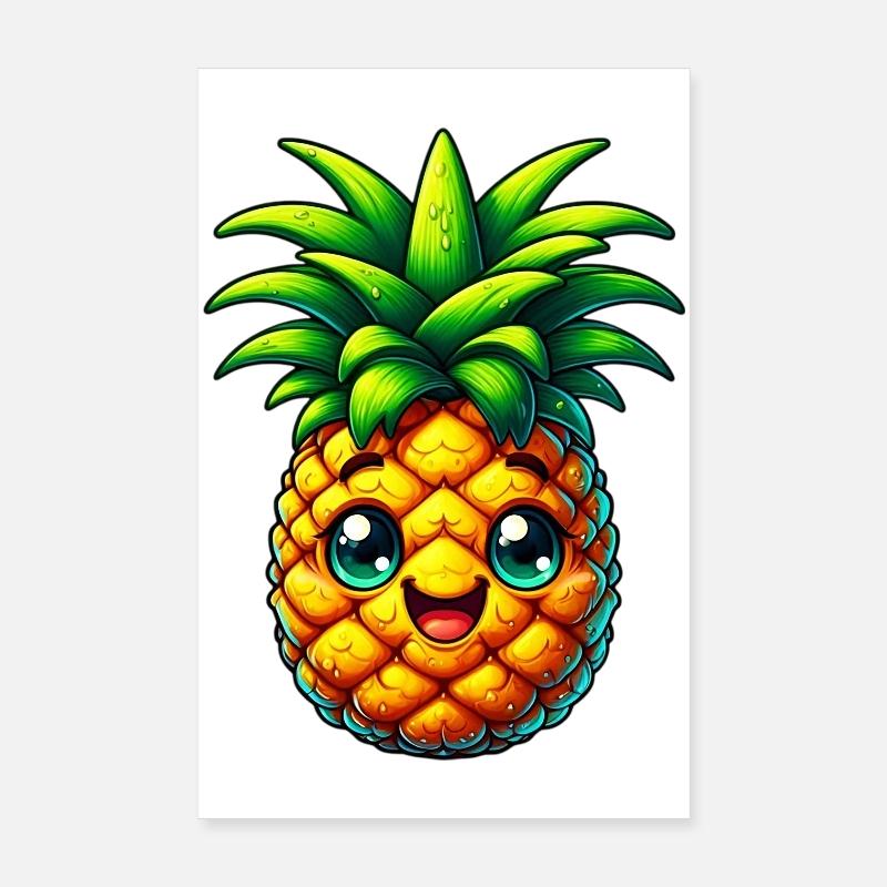 Ananas Poster 20 x 30 cm