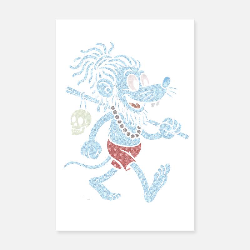 Bandi Coot Baba - Poster 8" x 12" (20x30 cm) - white