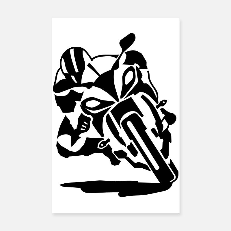 motorcycle Poster 8" x 12" (20x30 cm)