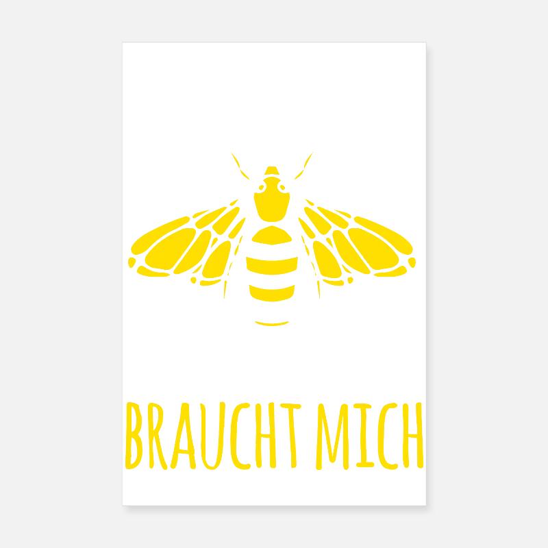 No time my colony needs me beekeeper beekeeping Poster 8" x 12" (20x30 cm)