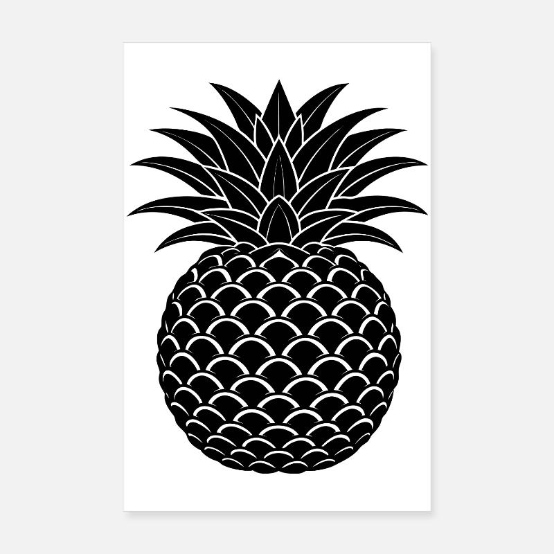 Pineapple Poster 8" x 12" (20x30 cm)
