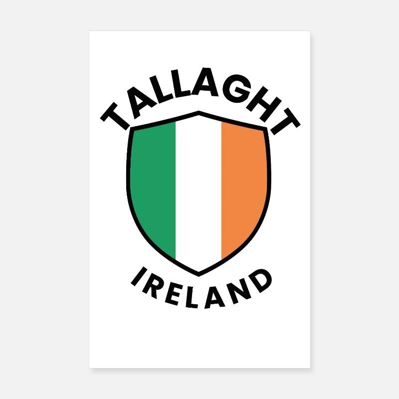 Tallaght Irish Shield Poster 20x30 cm