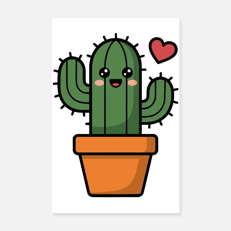 Cactus Poster 20 x 30 cm