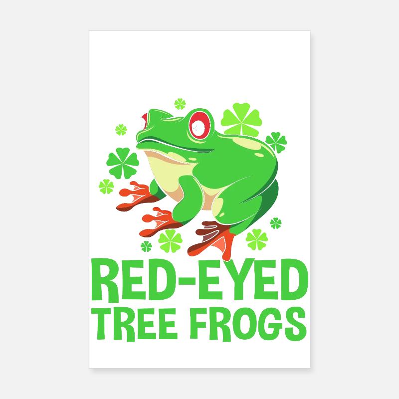 Frog Tree Frog Poster 8" x 12" (20x30 cm)