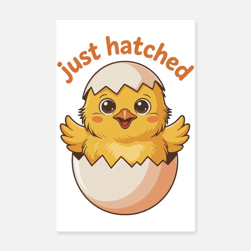 Poussin fraîchement éclos Poster 20 x 30 cm