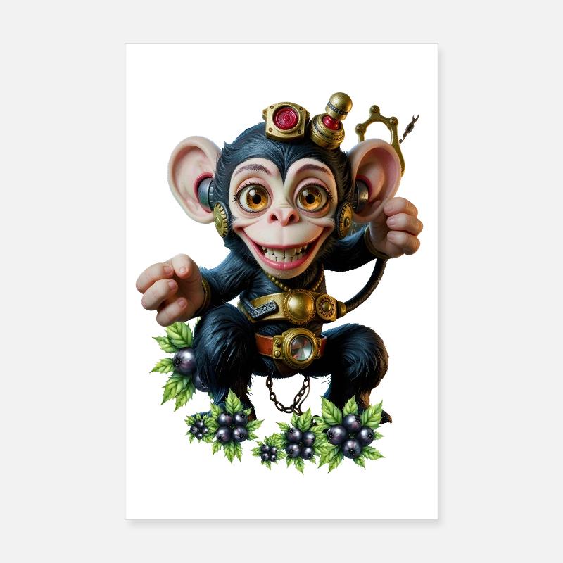 Combinaison Steampunk Poster 20 x 30 cm