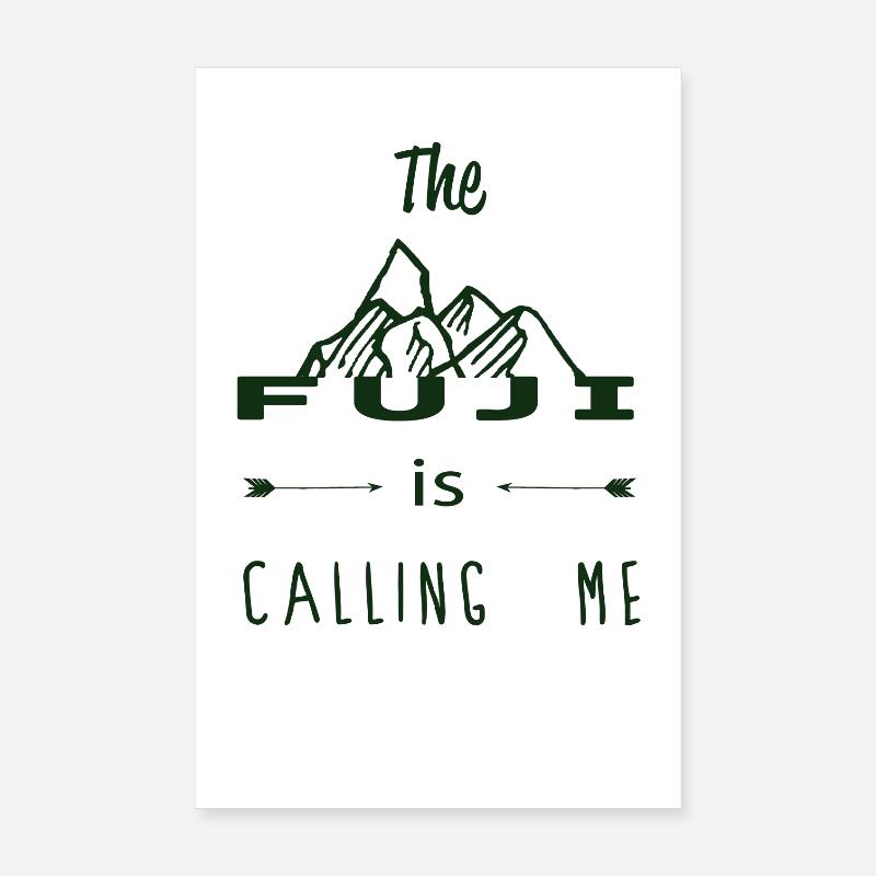 Appel du Mont Fuji Poster 20 x 30 cm