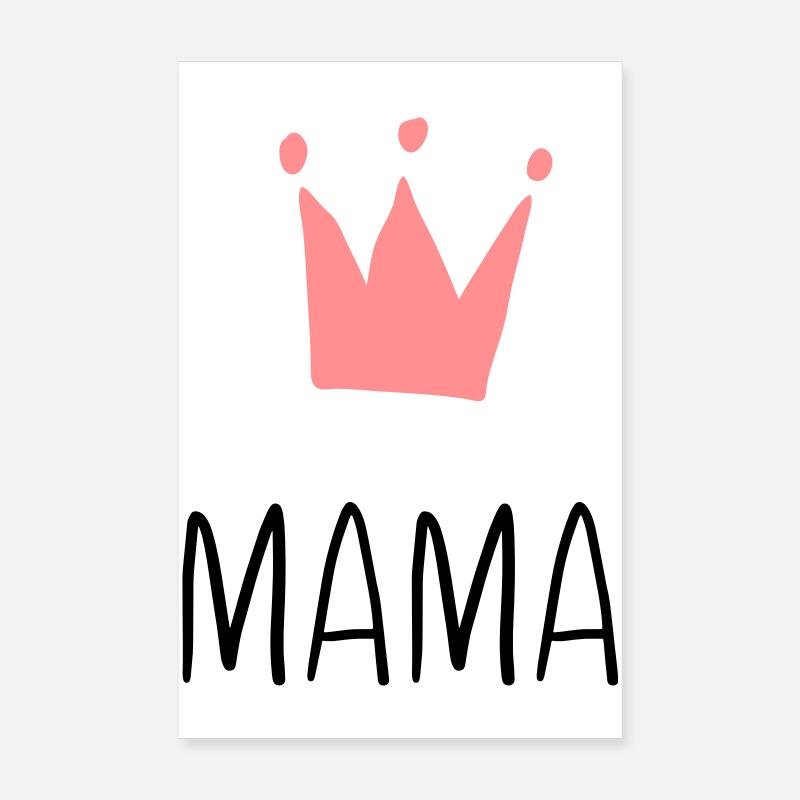 Mama Krone - Meilleure Maman Poster 20 x 30 cm