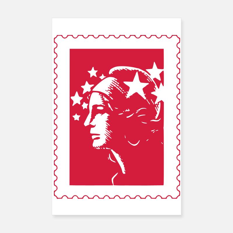 Déjà timbré(e) Poster 20 x 30 cm