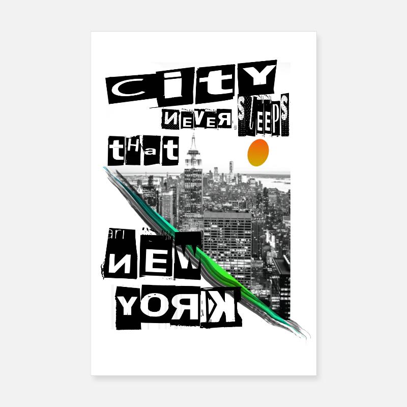 New York Poster 20 x 30 cm