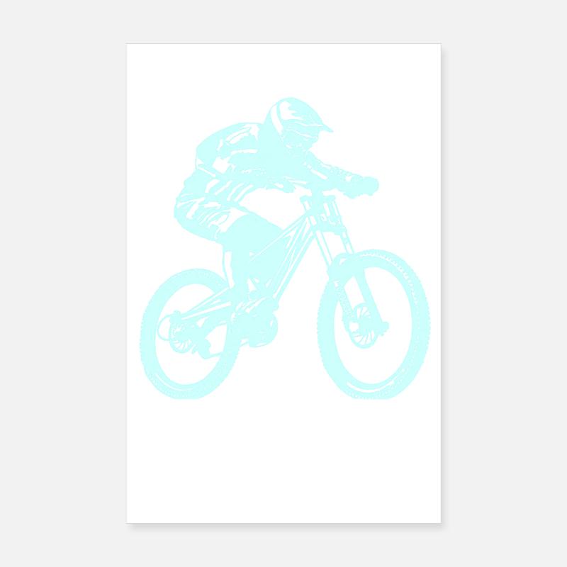 MTB Fahrrad Poster 20x30 cm