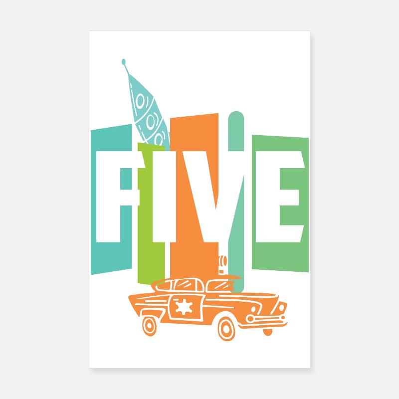 Cinq ans Poster 20 x 30 cm
