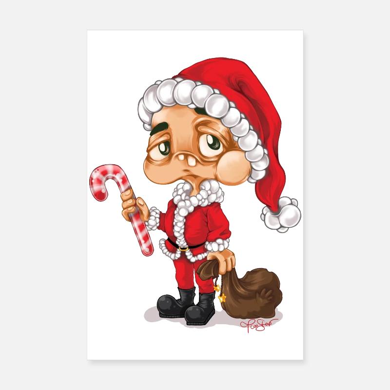 Weihnachtsmann Nikolaus Santa Poster 20x30 cm