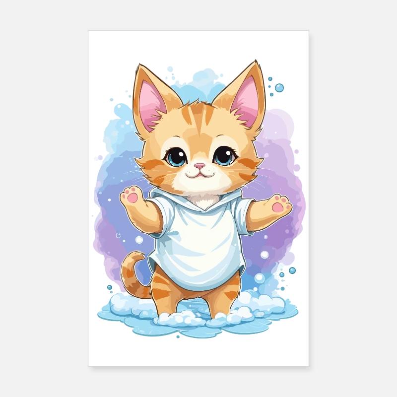 Mignon bébé chat Poster 20 x 30 cm
