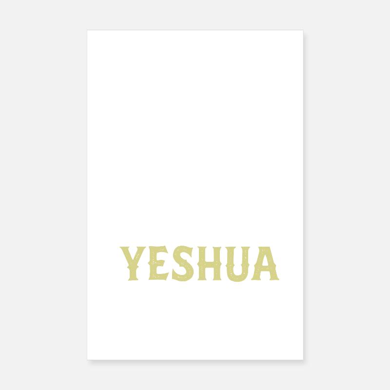 Yeshua Messie divin Illustration Poster 20 x 30 cm