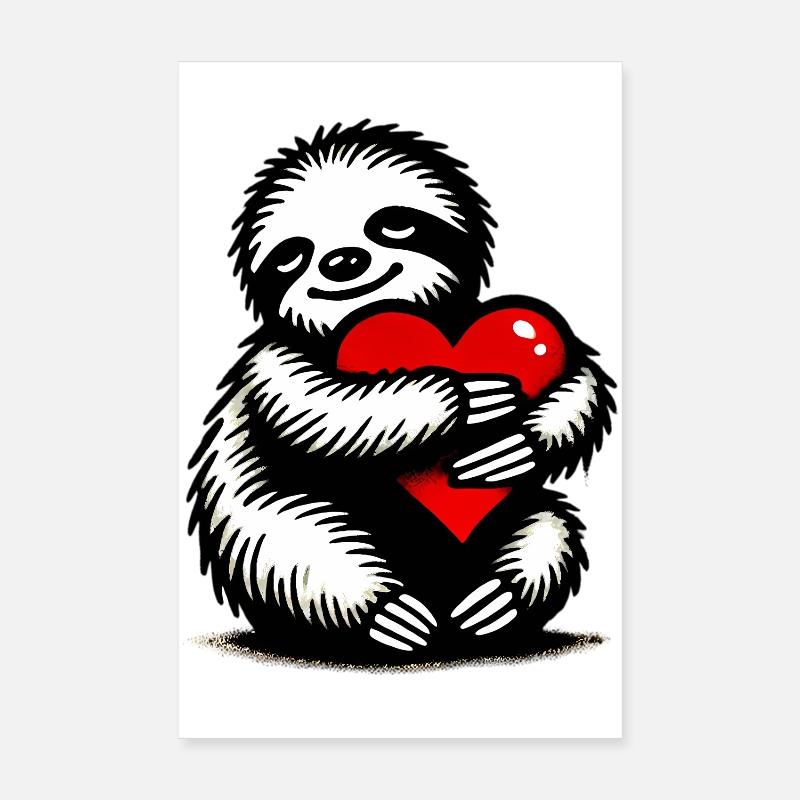 Paresse Poster 20 x 30 cm