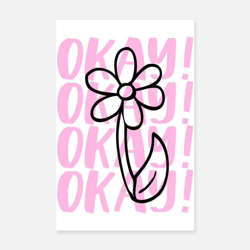 Statement Design Poster 20x30 cm