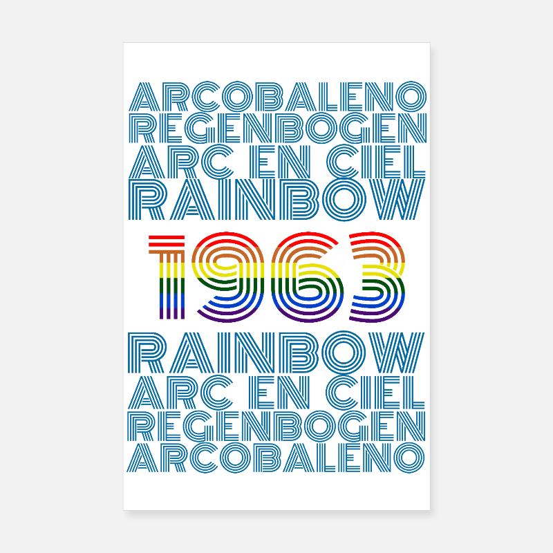 Regenbogen 1963 Poster 20x30 cm