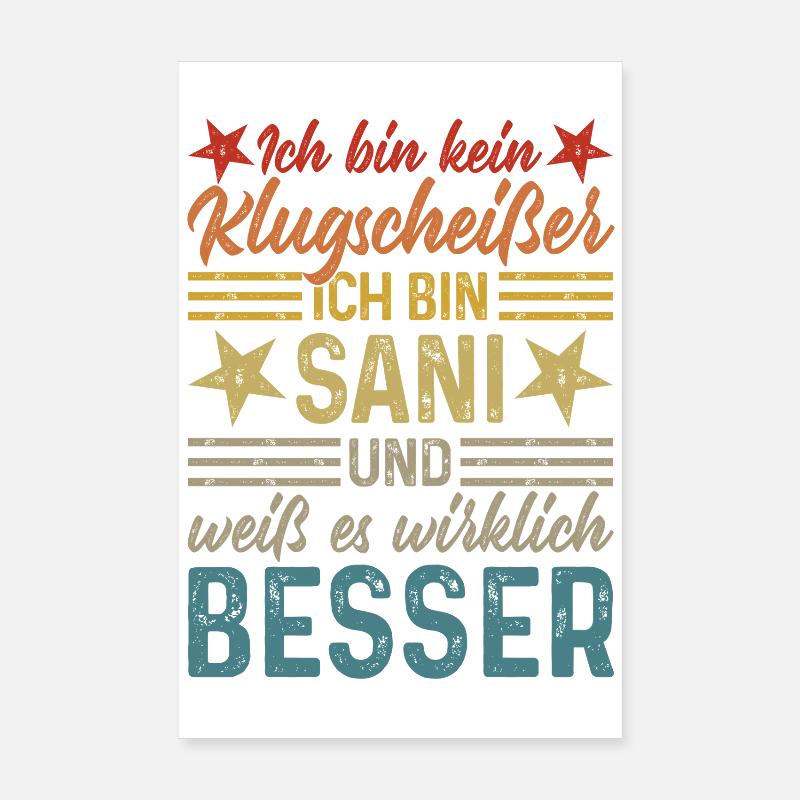 Paramedic - Paramedic - Paramedic - Not a smartass Poster 8" x 12" (20x30 cm)