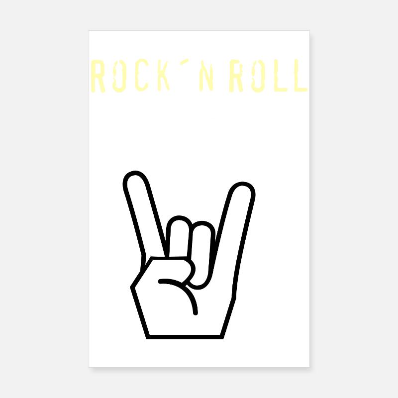 Rock_n_Roll_is_King Poster 8" x 12" (20x30 cm)