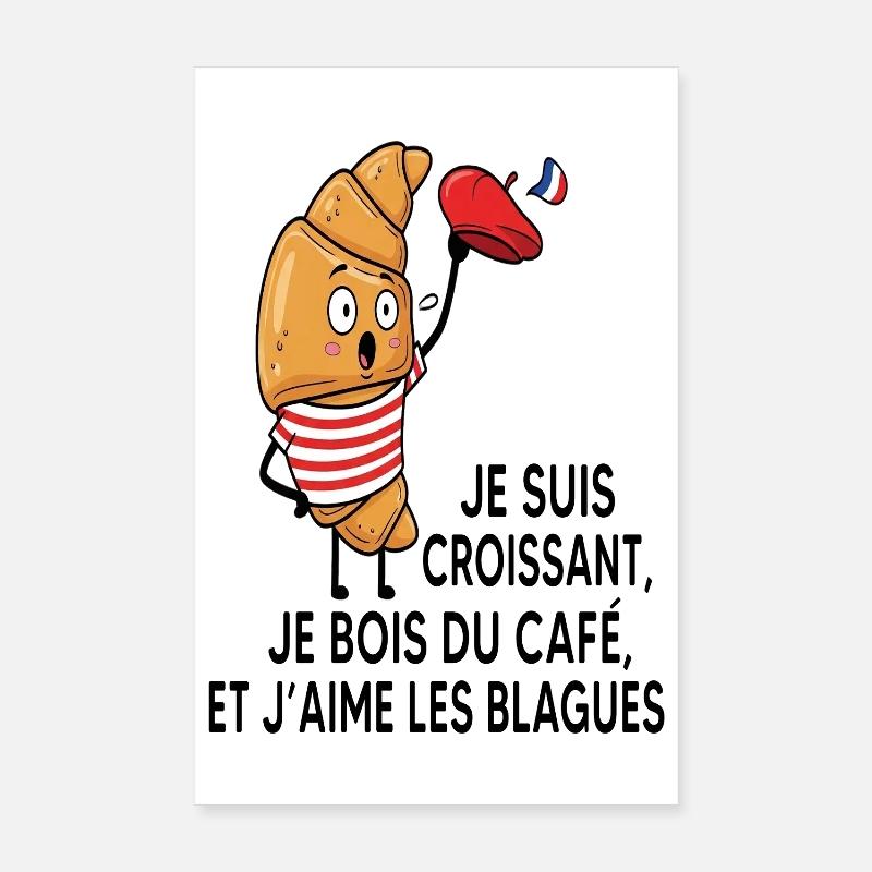 CROISSANT Poster 20 x 30 cm