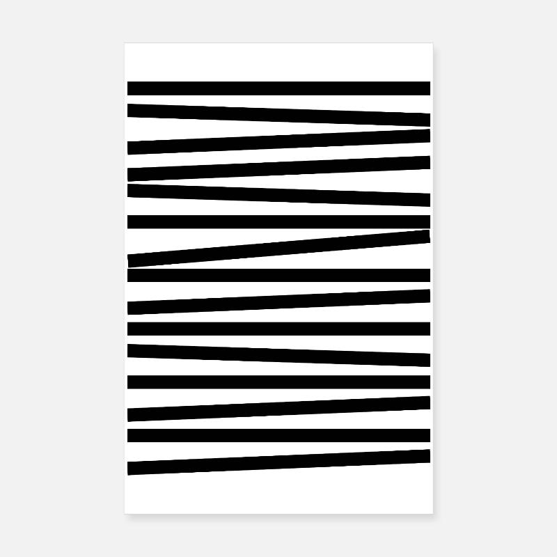 Conception de lignes géométriques Poster 20 x 30 cm