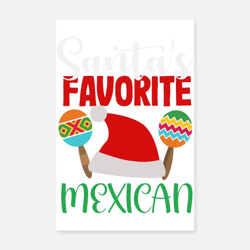 Fierté du Mexique & Maison Drapeau du Mexique Poster 20 x 30 cm