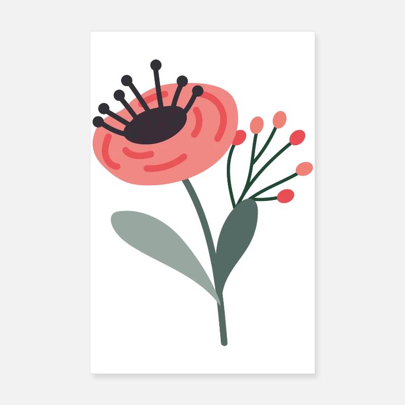 Blume Poster 20x30 cm