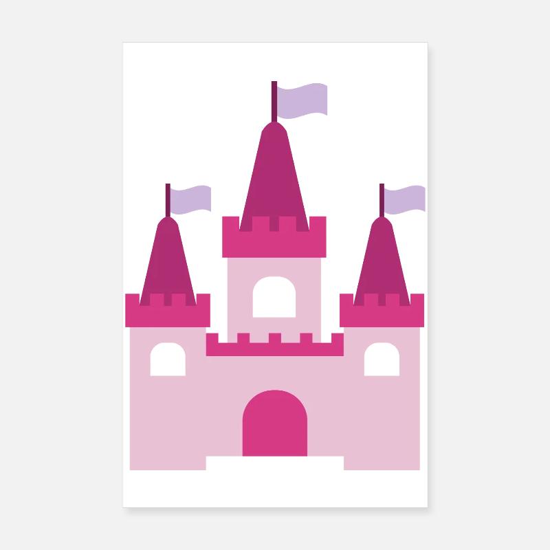 Princess Castle Poster 8" x 12" (20x30 cm)