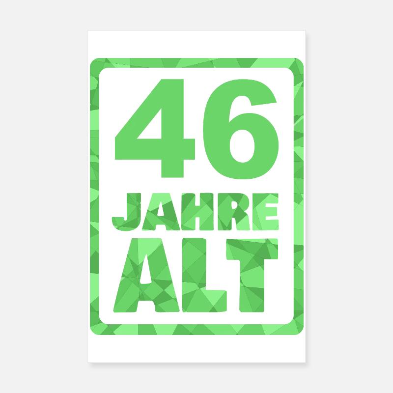 Âge 46 Poster 20 x 30 cm