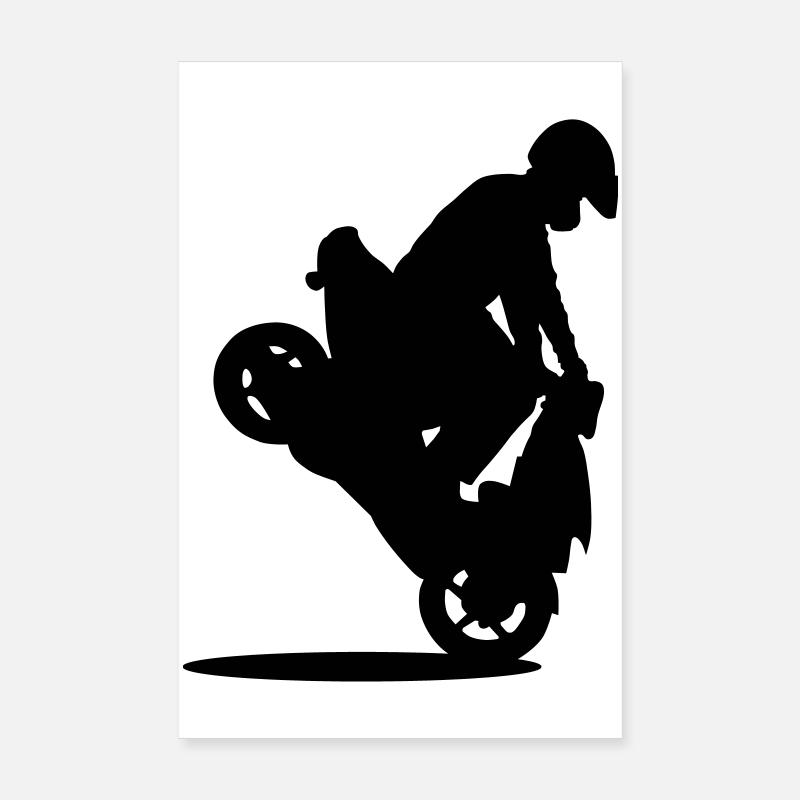 Roller Stunt Poster 20x30 cm