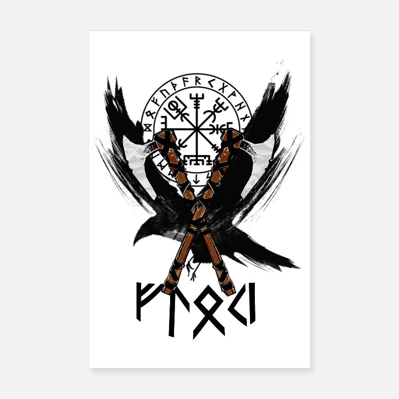 Wikinger Poster 20x30 cm