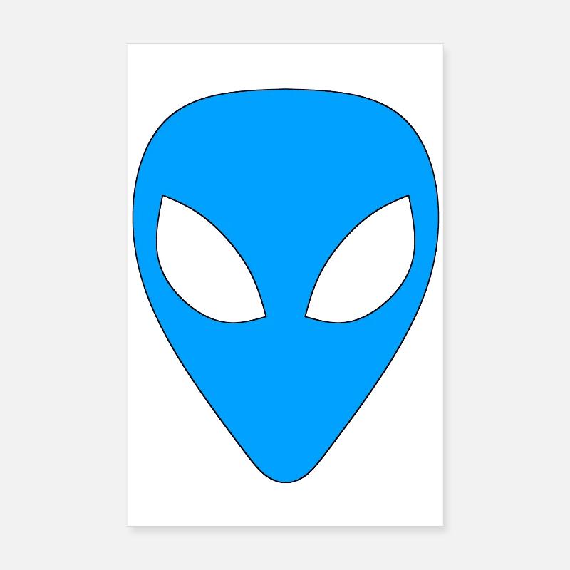 Alien - (Blau) Poster 20x30 cm
