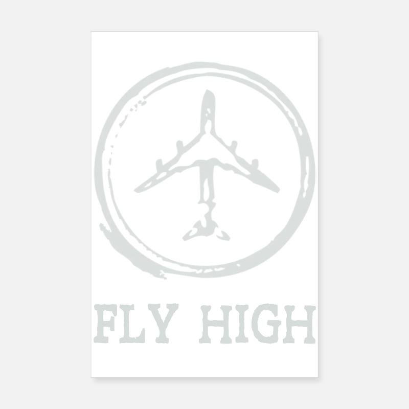 Airplane Poster 8" x 12" (20x30 cm)