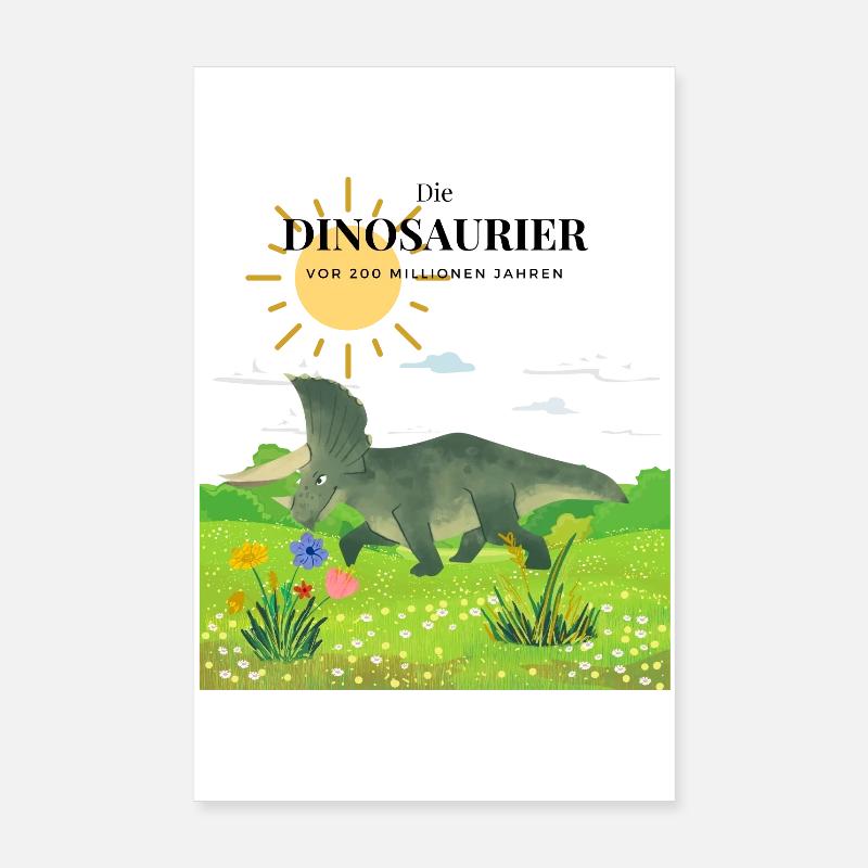 Dinosaurier ART Poster 20x30 cm