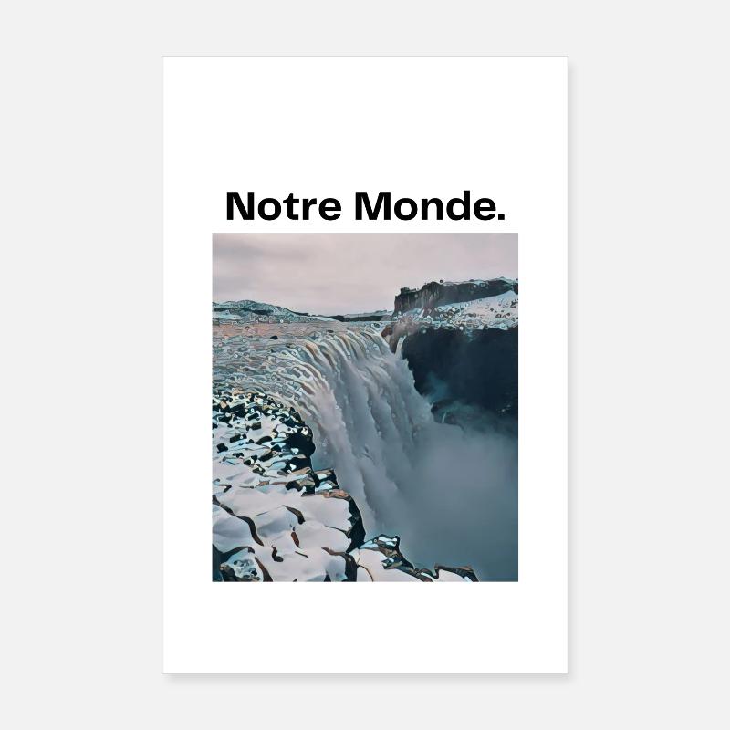 Notre Monde Poster 20 x 30 cm