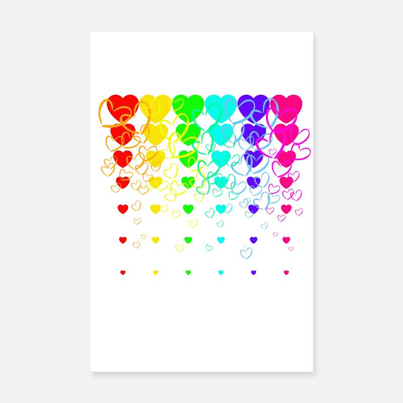 Wasserfall2cores Poster 20x30 cm